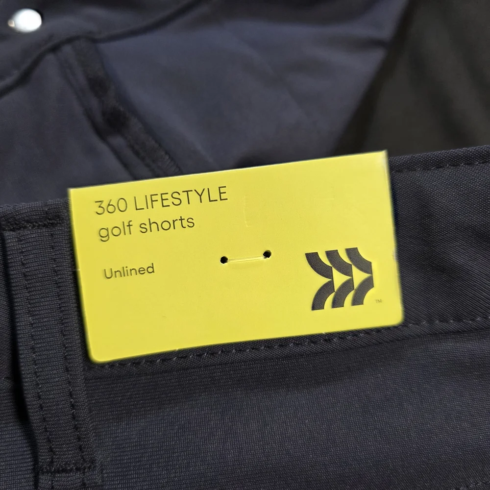 NWT All in Motion Men's Slate Flat Front Shorts,‎ Unlined Golf Shorts Size 38